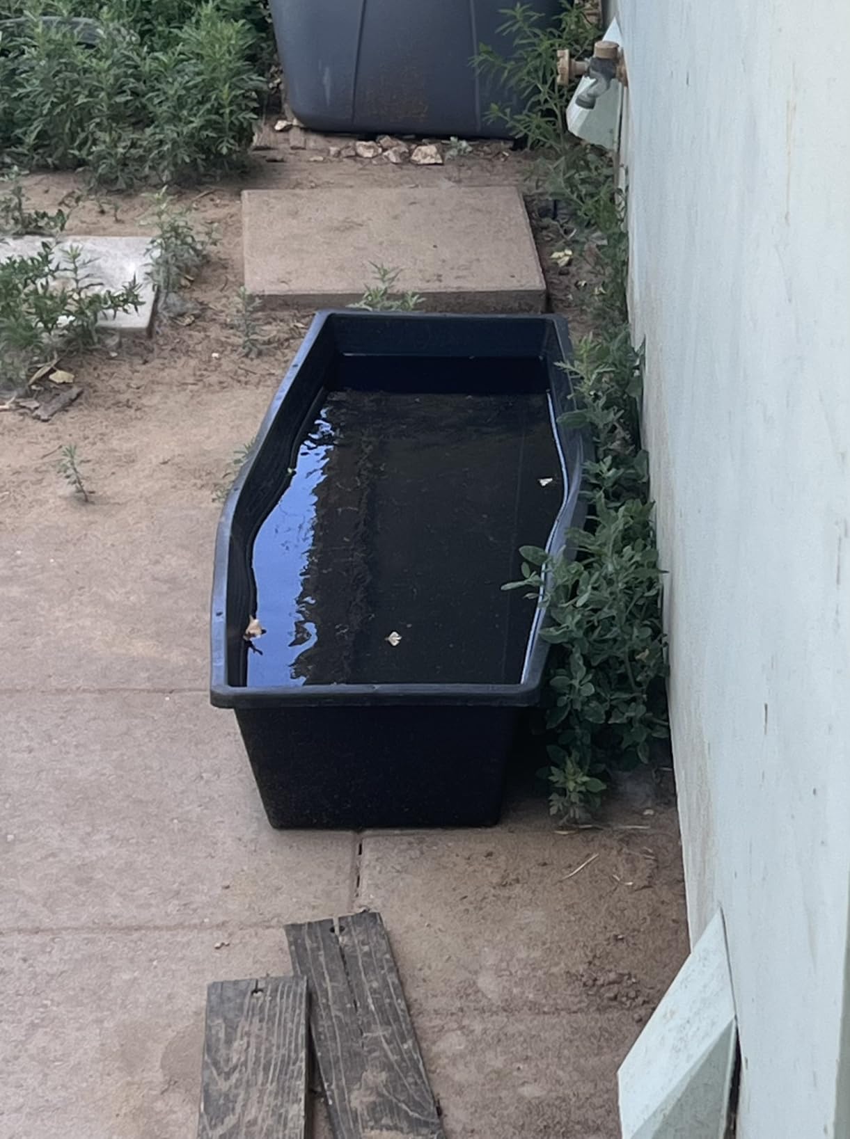 6 Pcs Water Trough 48 Quart / 12 Gallon Horse Trough Livestock Water Troughs 39 inch Plastic Goat Feeder Trough Farm Animal Feeding customer photo 1
