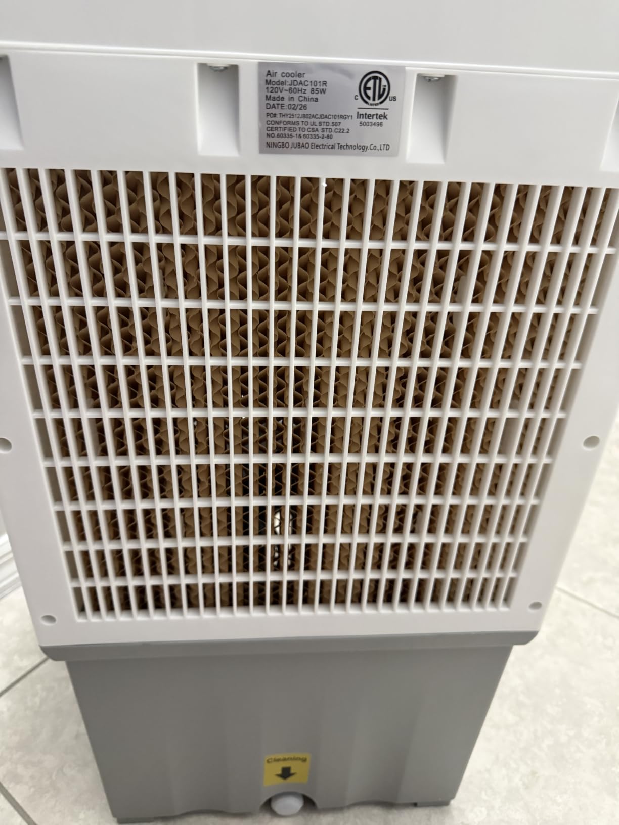 Uthfy 1800CFM Evaporative Air Cooler with 6 Gal Water Tank, 3-IN-1 Swamp Cooler, 3 Modes 3 Speeds, 4 Ice Packs, 120° Oscillation, 12H Timer, Portable Air Conditioner for Indoor, Bedroom, Office customer photo 2