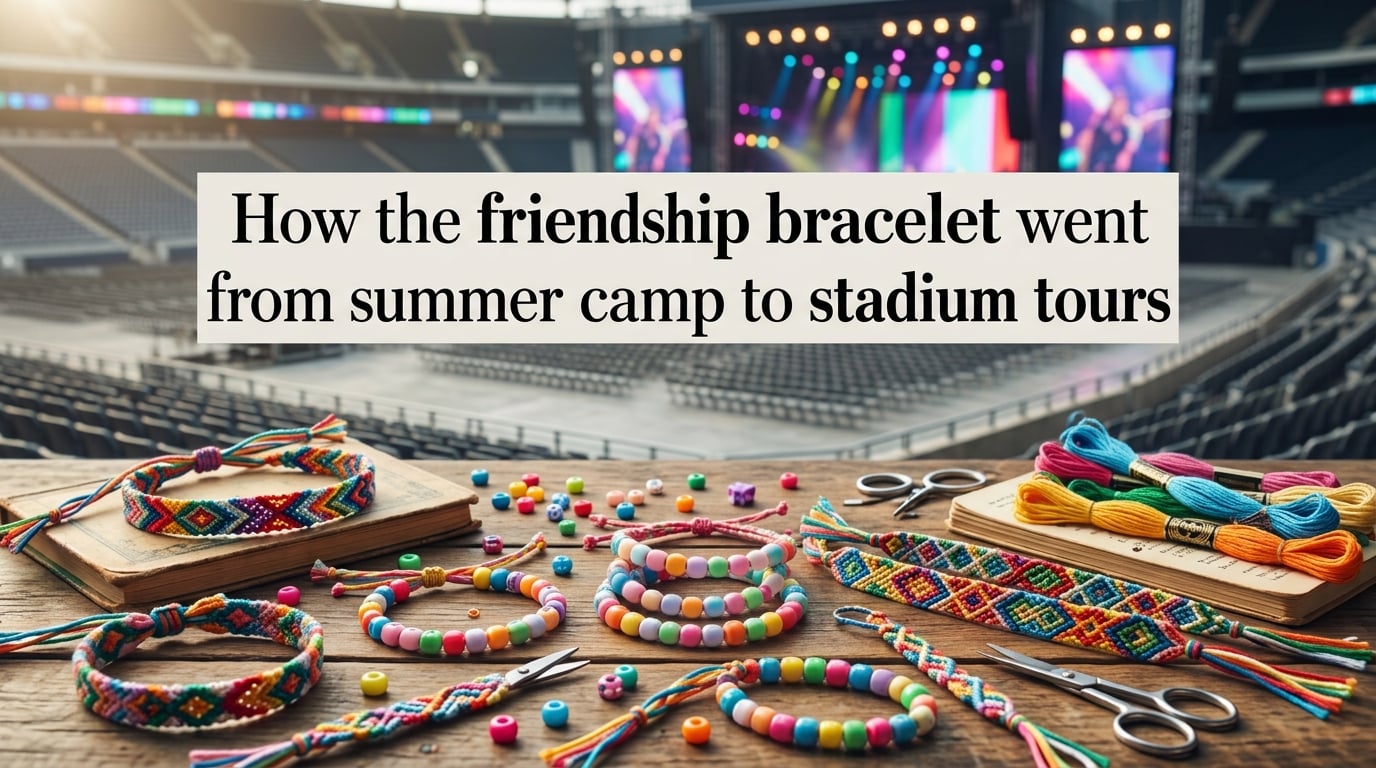 How the friendship bracelet went from summer camp to stadium tours