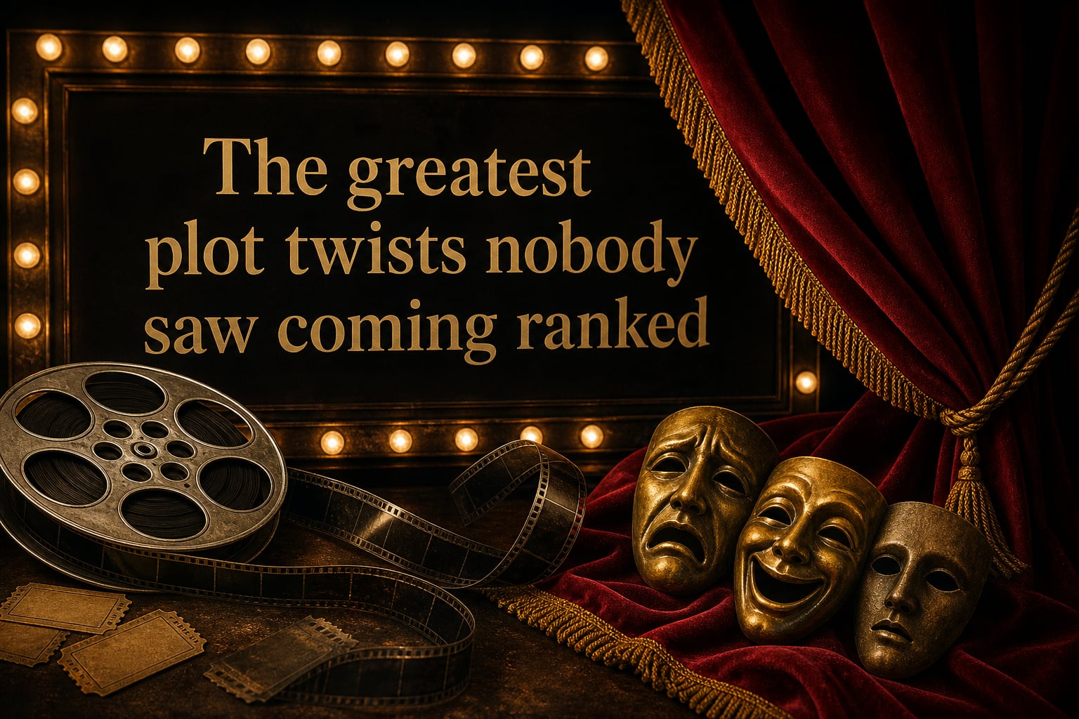 The greatest plot twists nobody saw coming ranked