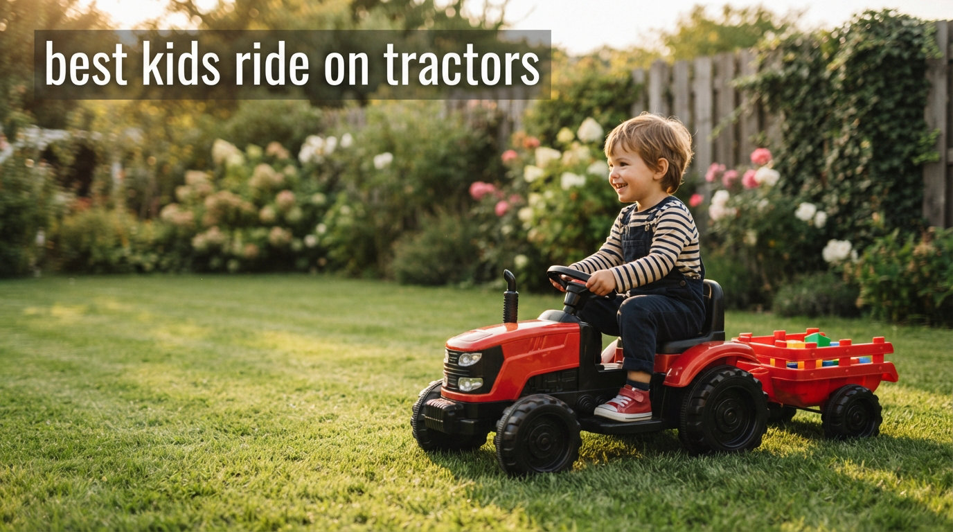 best kids ride on tractors