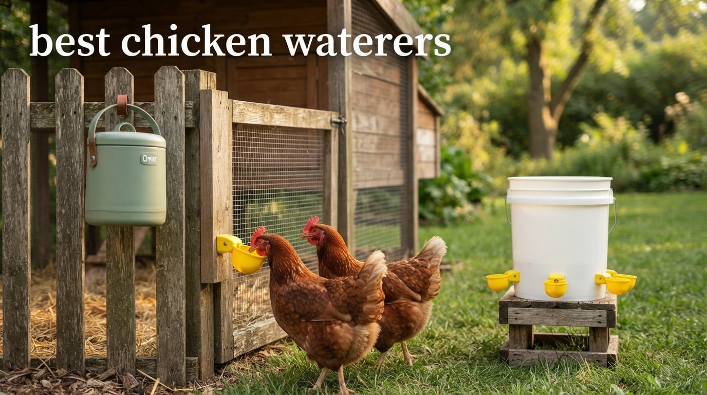 best chicken waterers