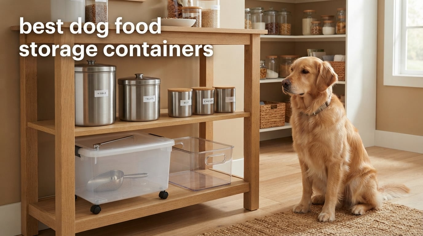best dog food storage containers