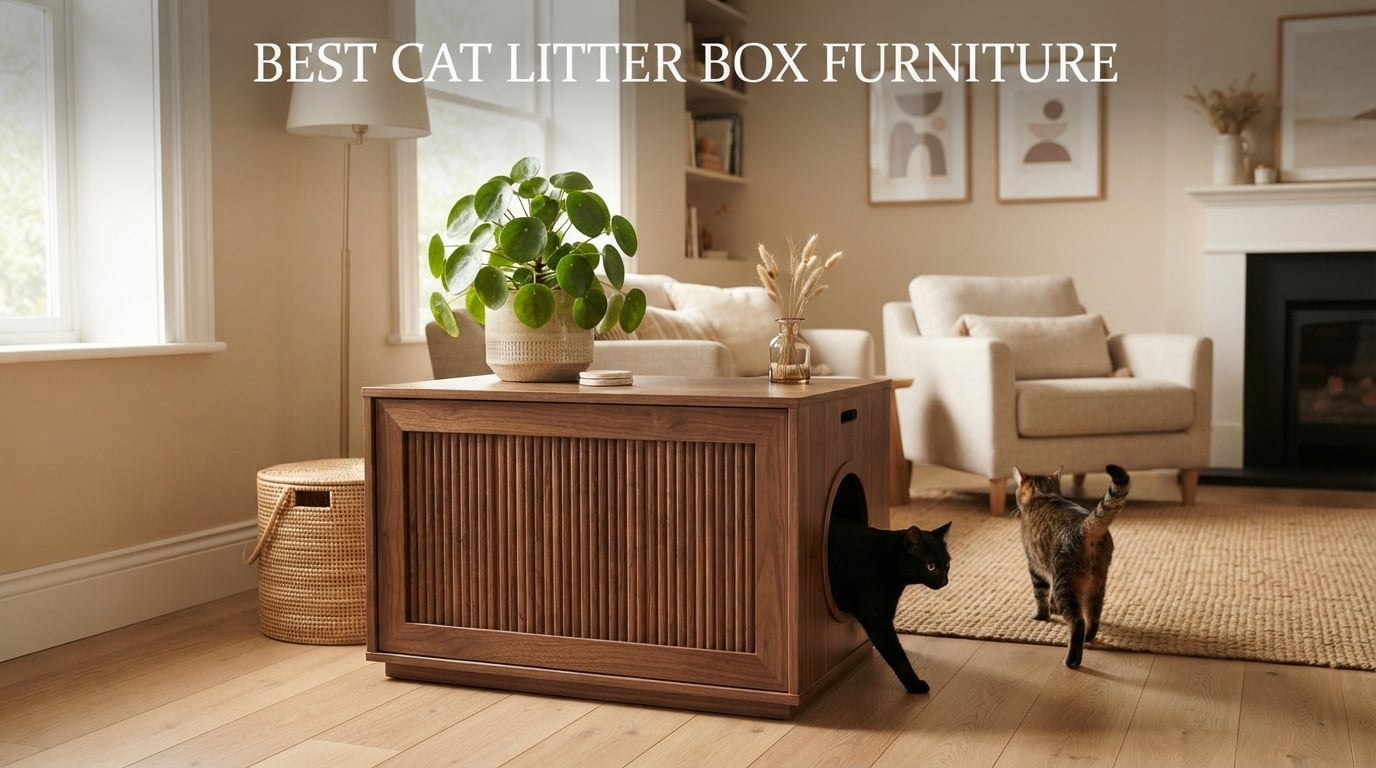 best cat litter box furniture