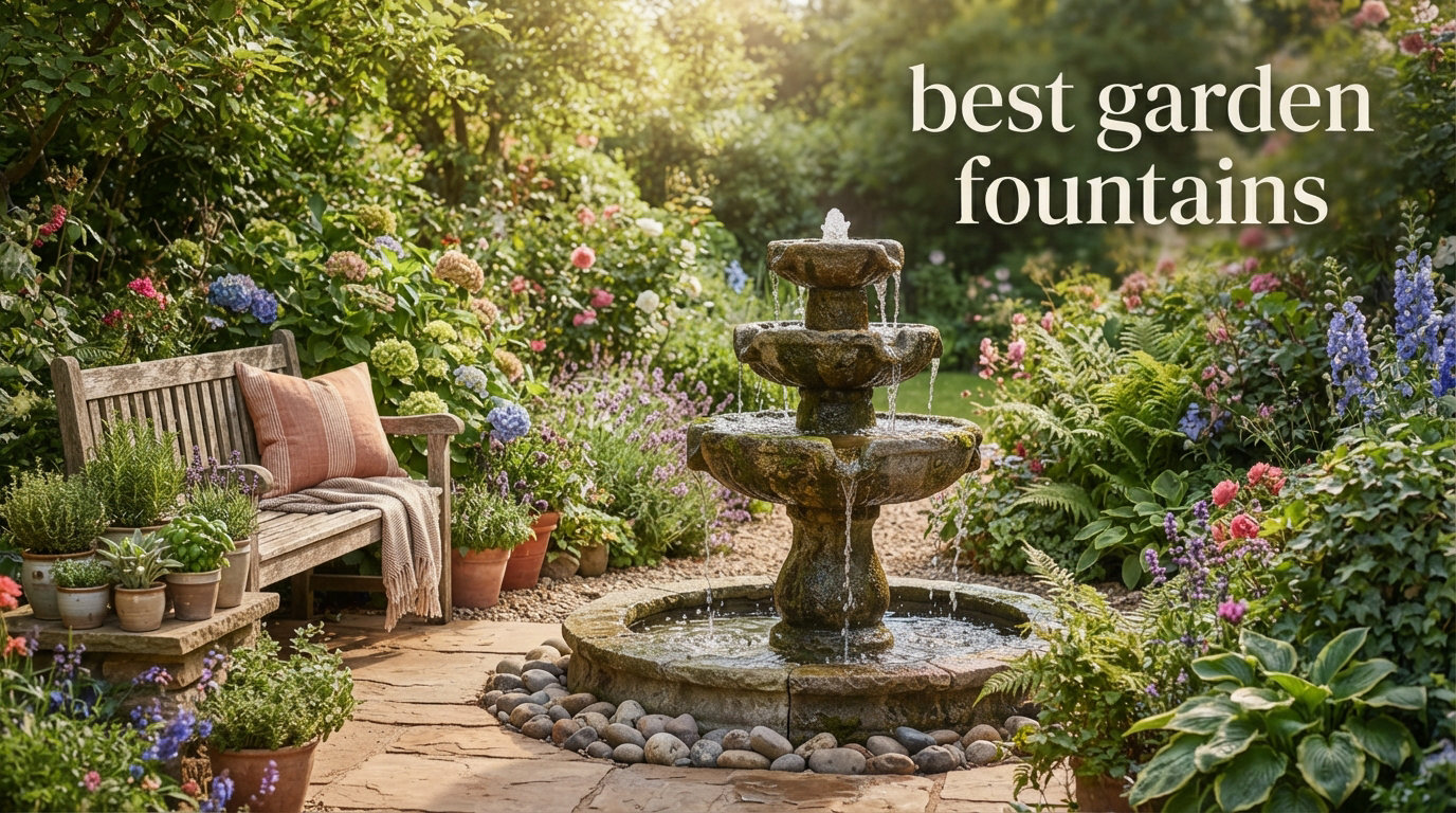 best garden fountains