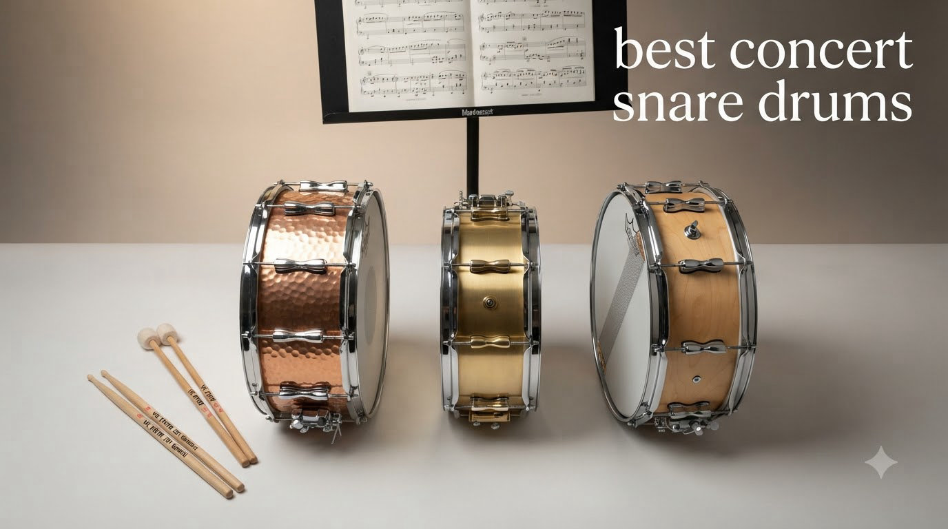 best concert snare drums