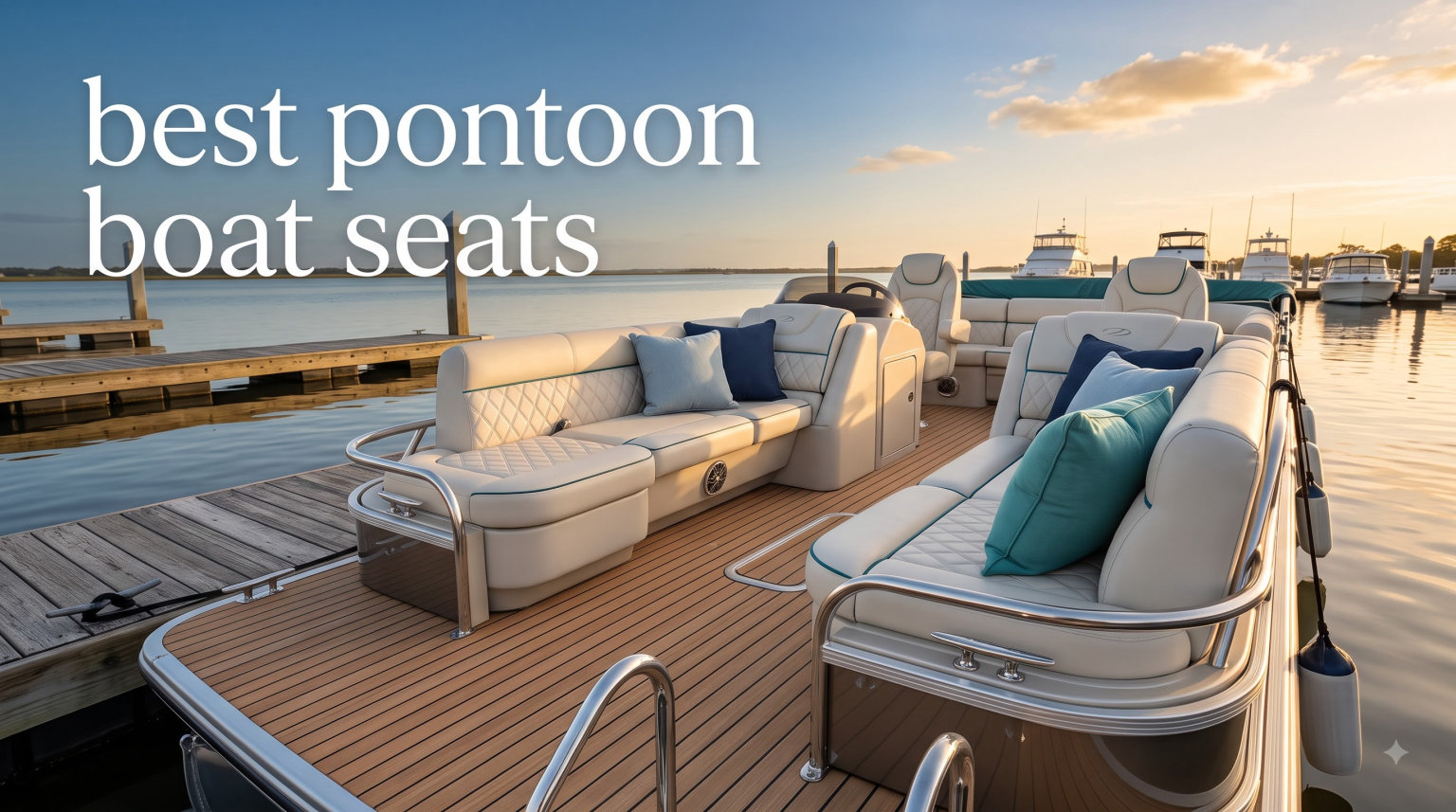 best pontoon boat seats