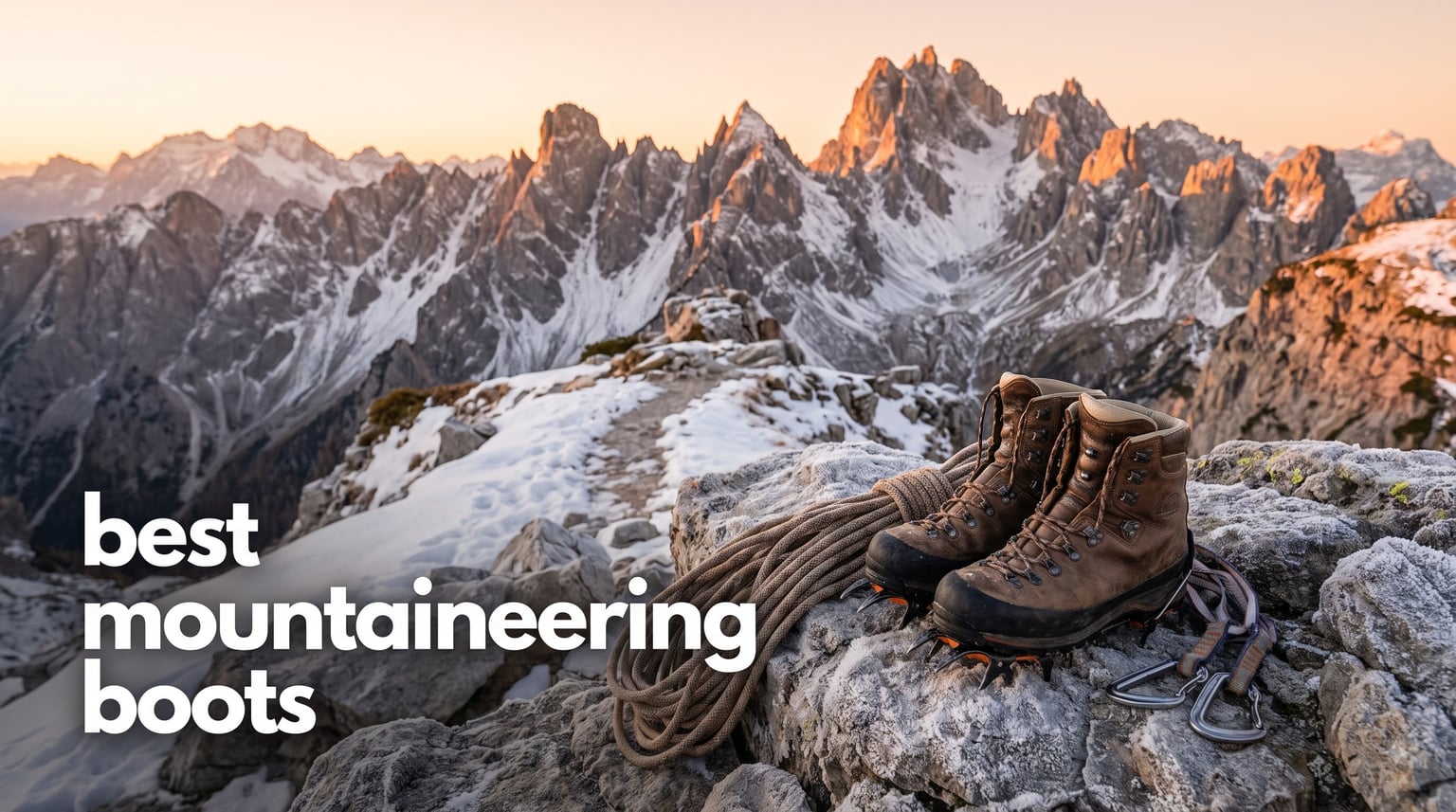 best mountaineering boots