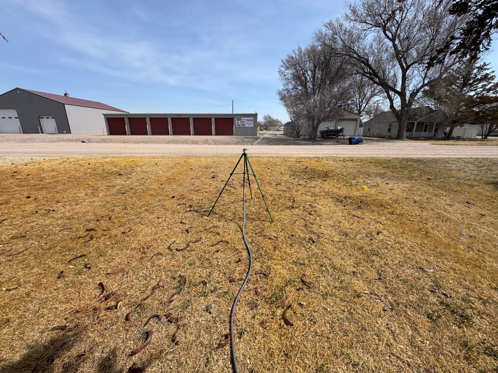 Orbit 1/2 Inch Brass Impact Sprinkler - Adjustable Metal Tripod - Long Range Lawn Watering System - 360 Degree Rotating Sprinkler - Heavy Duty Irrigation System - Adjustable 22-48 Inch Height - 58308 customer photo 1