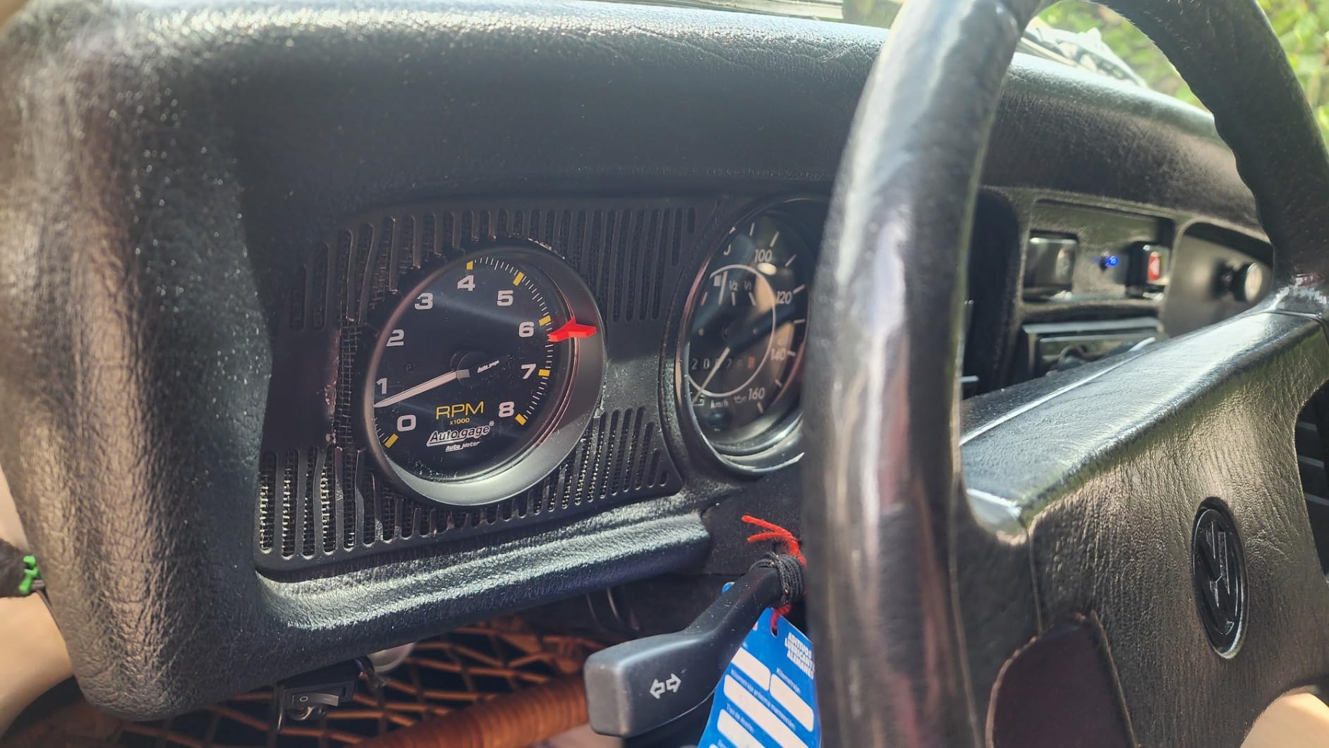 AUTO METER 2300 Autogage Tachometer, 3.750 in., Black dial/Black bezel customer photo 1