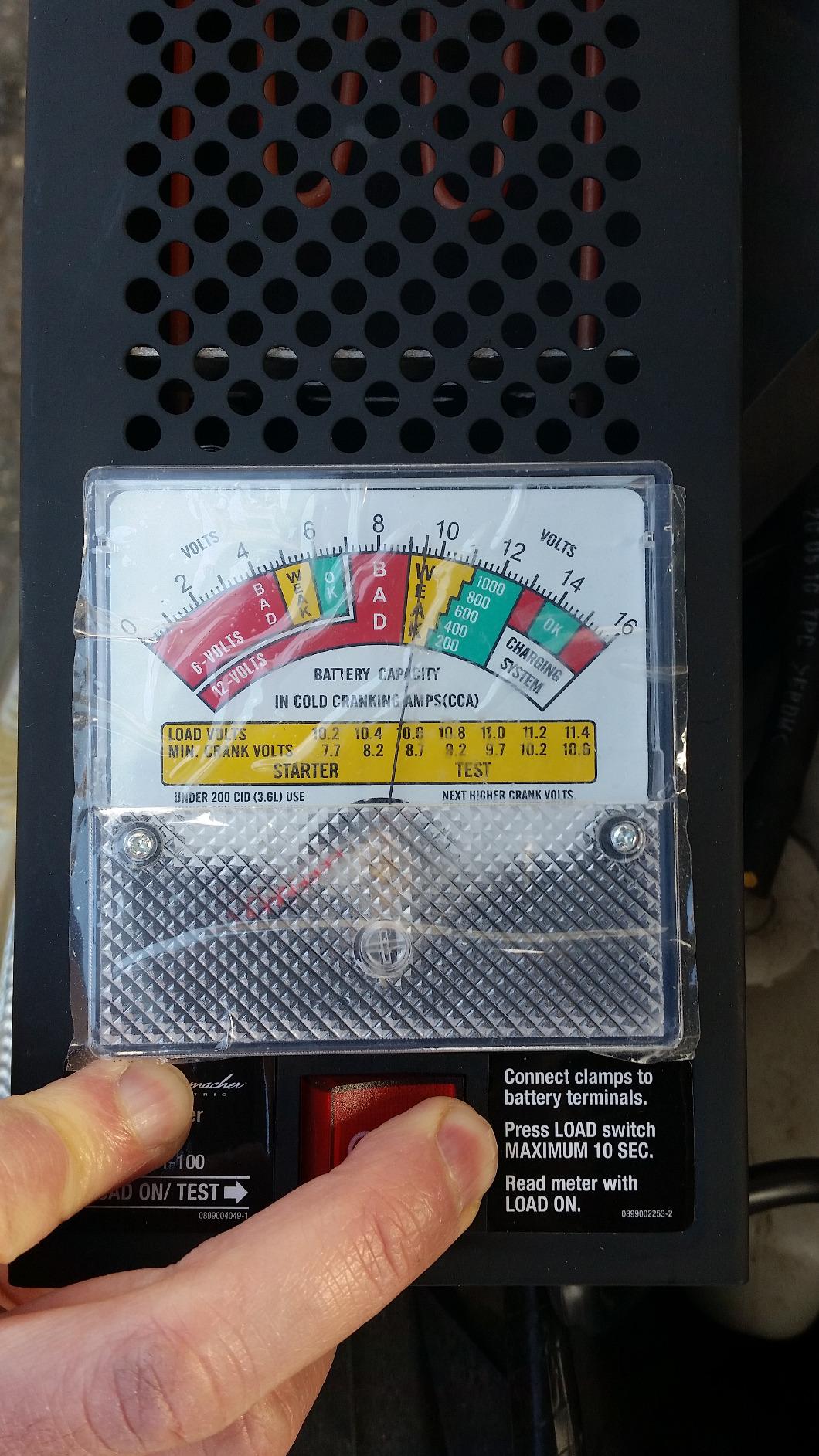 Schumacher Electric Battery Load Tester, 6V/12V - BT-100 customer photo 2