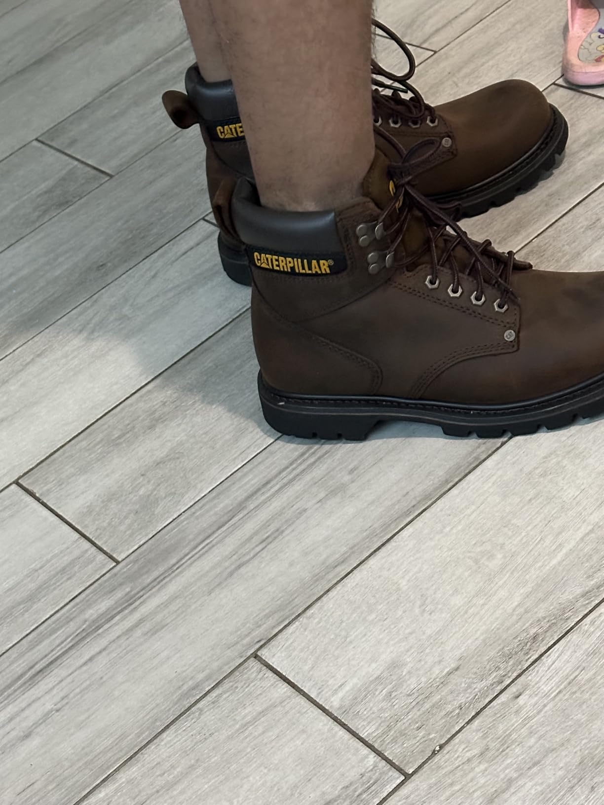 CAT Men's Second Shift Soft Toe Work Boot customer photo 2