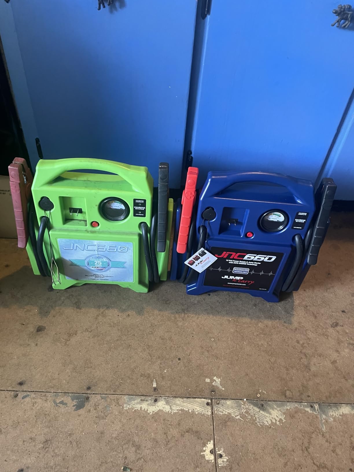 Clore Automotive Jump-N-Carry JNC660 1700 Peak Amp 12 Volt Jump Starter , Blue customer photo 1