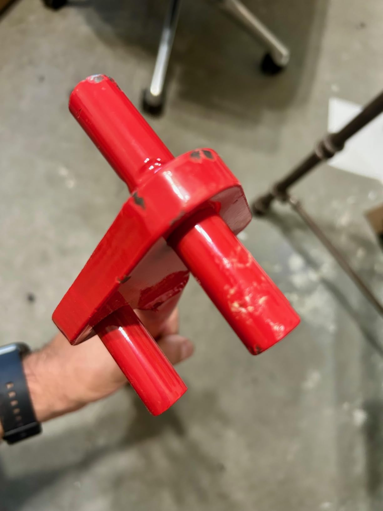 MARSHALLTOWN QLT Manual Rebar Bender, 34 Inch, Concrete Reinforcement Tool | Bends Bar up to 5/8 Inch Thick, Long Handle for Leverage, Hickey Bar, Concrete Jobsite Tool, 14739 customer photo 2