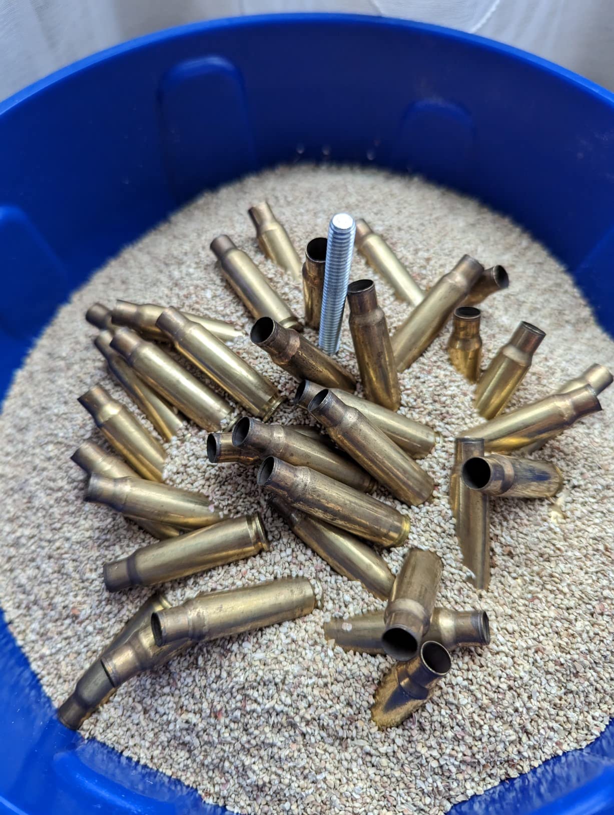Frankford Arsenal Quick-N-EZ 110V Case Tumbler Kit with Sifter for Brass Cartridge Cleaning and Polishing for Reloading,Blue and Grey customer photo 1