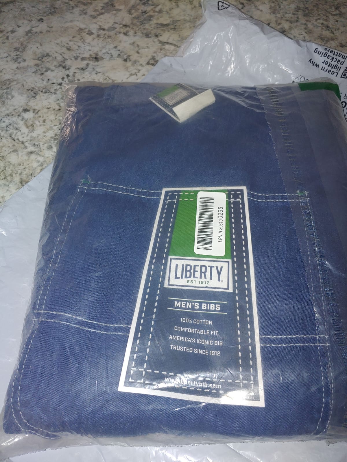 Liberty Men's Denim Bib Overall customer photo 1