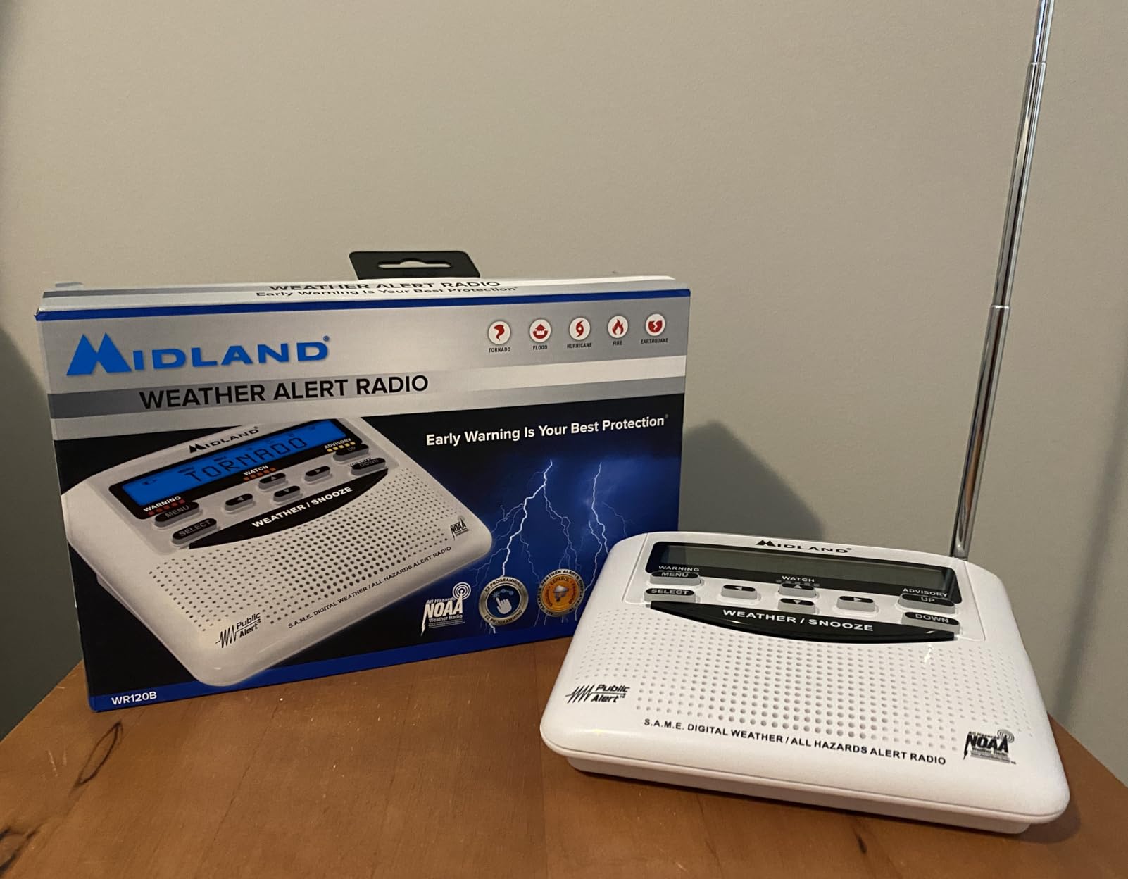 Midland - WR120B - NOAA Emergency Weather Alert Radio customer photo 1
