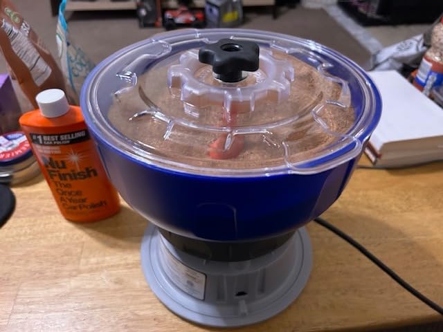 Frankford Arsenal Quick-N-EZ Vibratory Case Tumbler with Clear Viewing Lid and Durable Construction for Reloading, Cleaning and Dry Tumbling Brass Cases customer photo 2