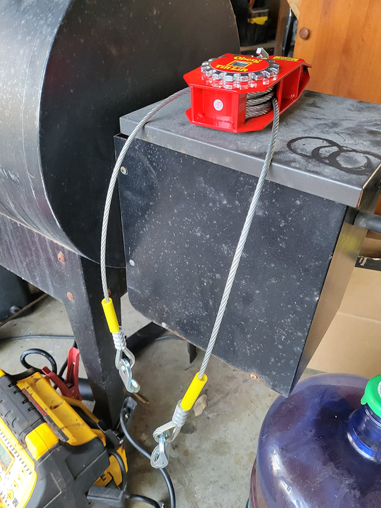 Engine Leveler | Original Chainless Hoist Sling for Engine & Transmission Swaps | 1 Ton (2,000 lb) Capacity, 45° Tilt, One-Hand Ratchet Control, 3:1 Safety Factor customer photo 2