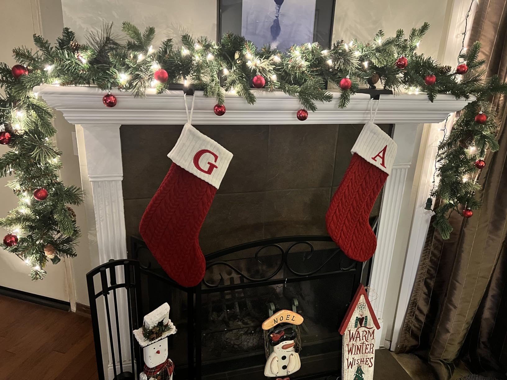 National Tree Company 9ft Pre-Lit Carolina Pine Christmas Garland customer photo 1