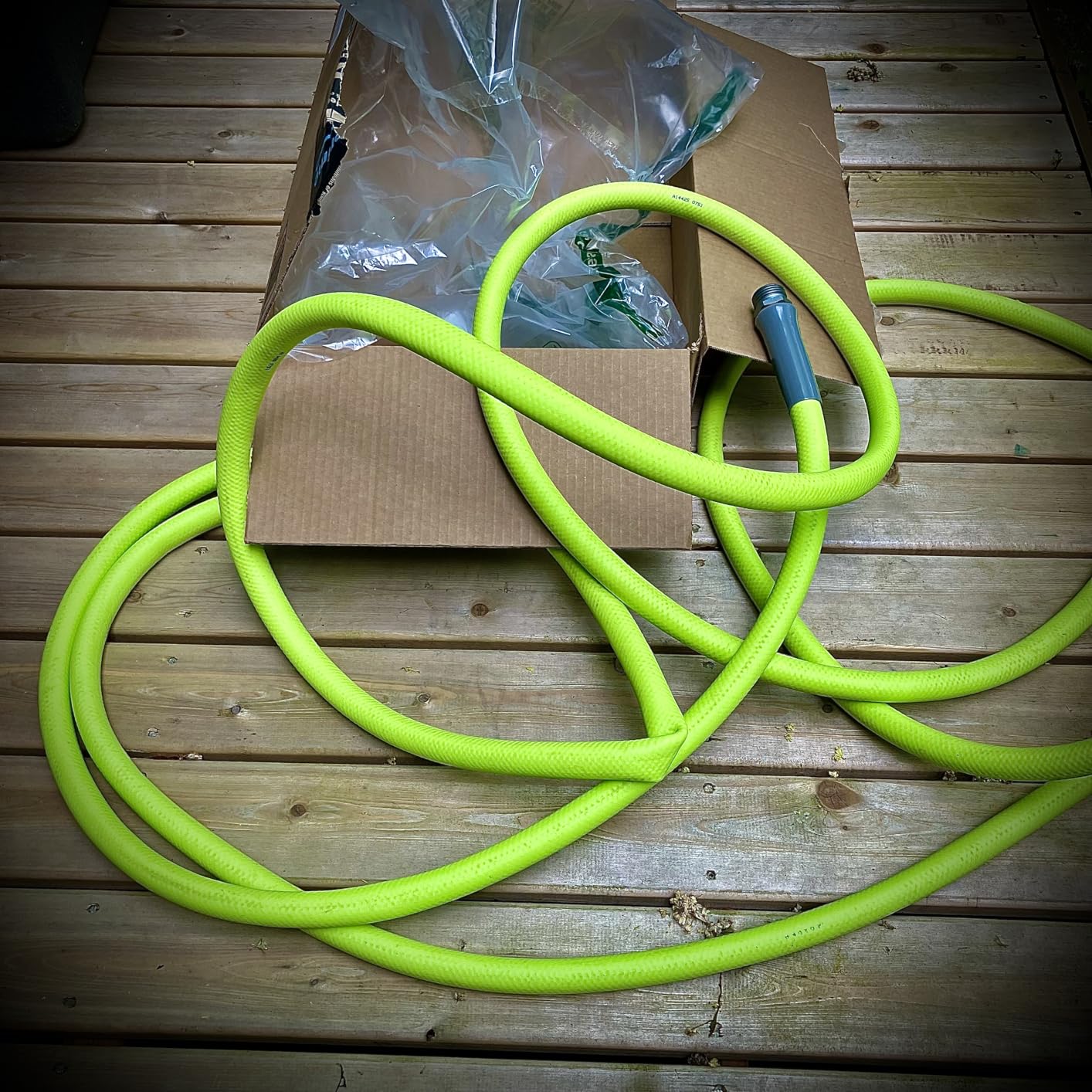 Flexzilla Garden Hose 5/8 in. x 50 ft., Lightweight All-Weather Water Hose, Durable and Flexible, Leak-Free Connections customer photo 2