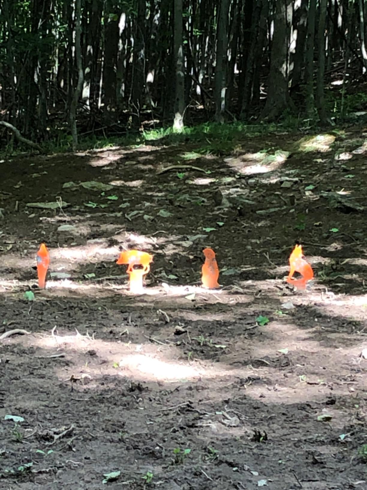 Do-All Outdoors Do All Outdoors Prairie Popper Pop-Up Steel .22 Shooting Target,Orange customer photo 1