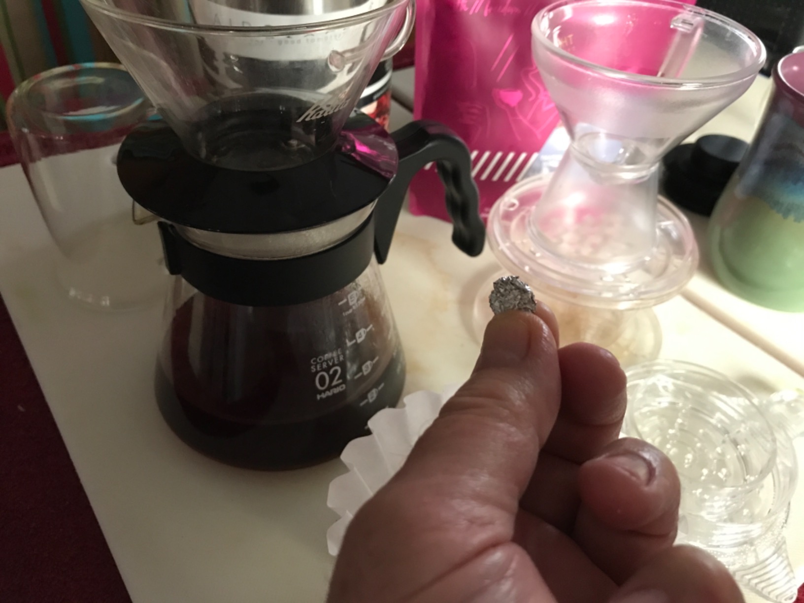 Kalita Wave Pour Over Coffee Dripper, Size 185, 16-26oz customer photo 2