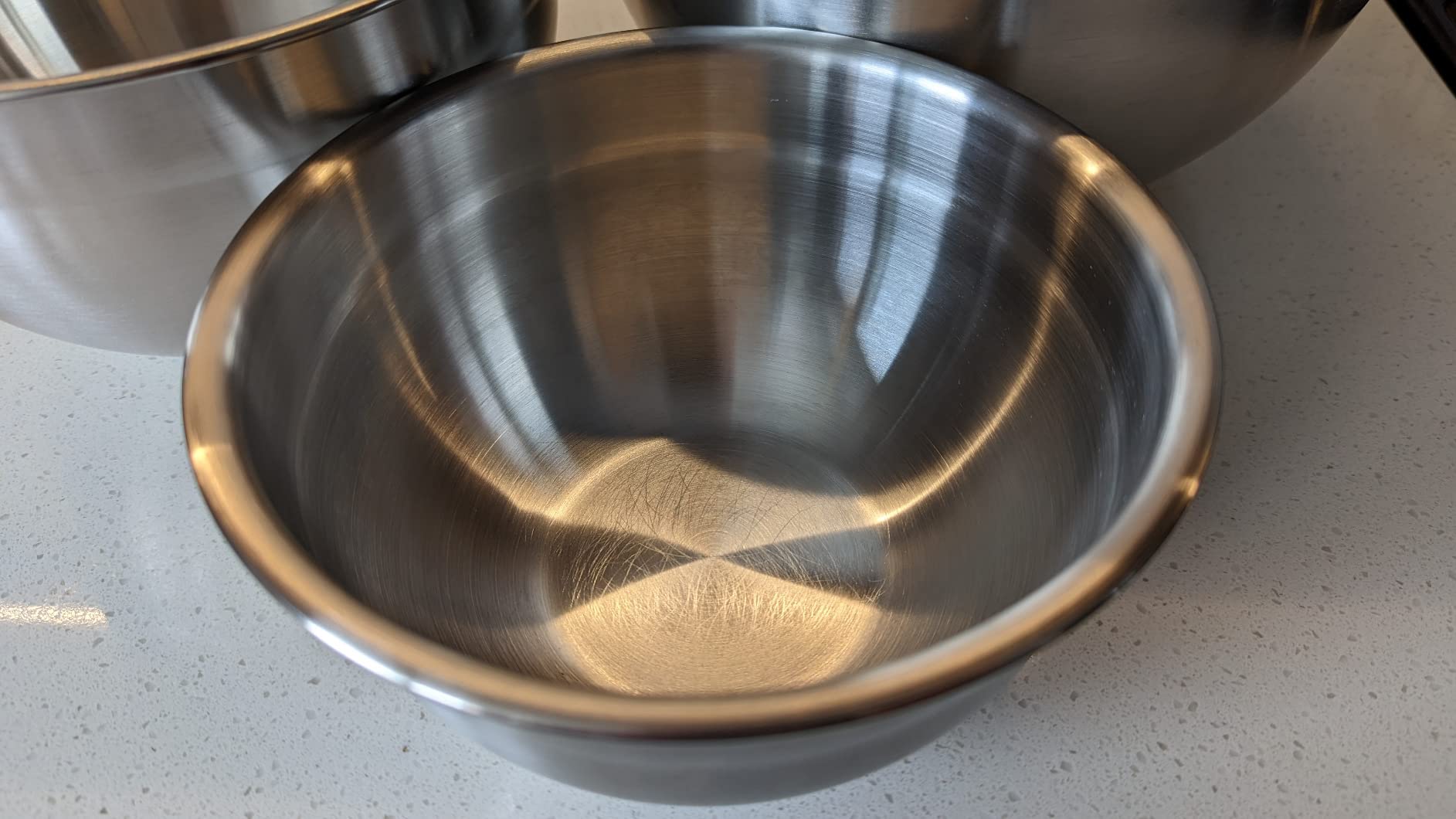 Cuisinart Mixing Bowl Set, Stainless Steel, 3-Piece Nesting Bowls for Baking, Cooking & Food Prep, CTG-00-SMB customer photo 2