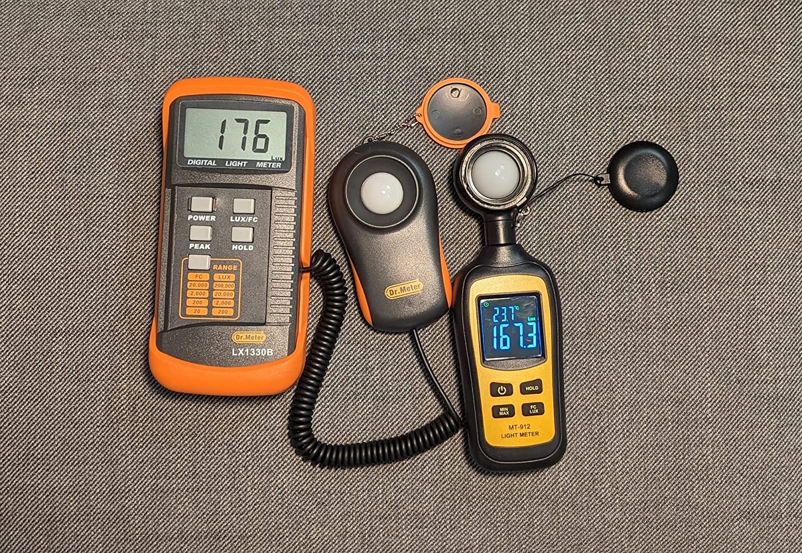Dr.meter Digital Illuminance Light Meter 0-200,000 Lux Range Lux Meter, Lighting Intensity Brightness Measurement for Indoor Outdoor Plants customer photo 2