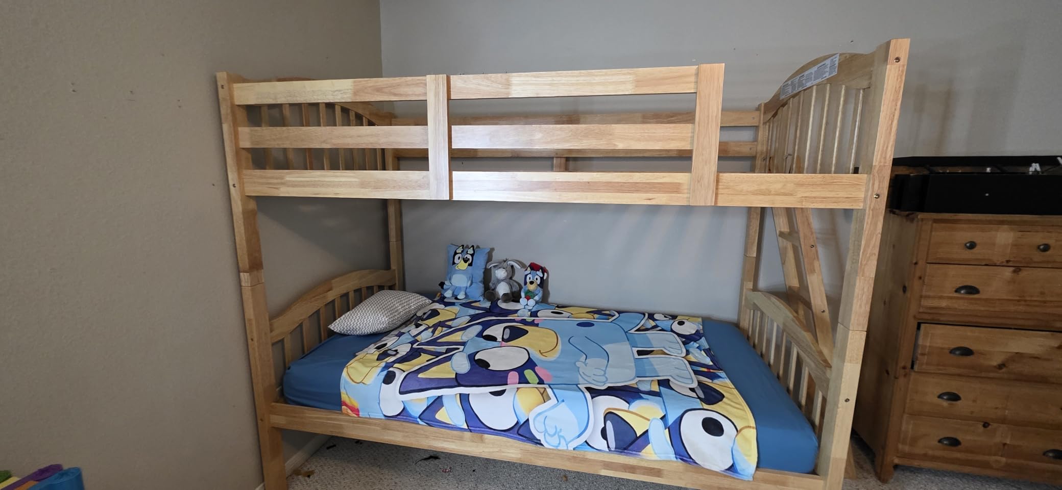Storkcraft Long Horn Twin-Over-Twin Bunk Bed, White customer photo 2
