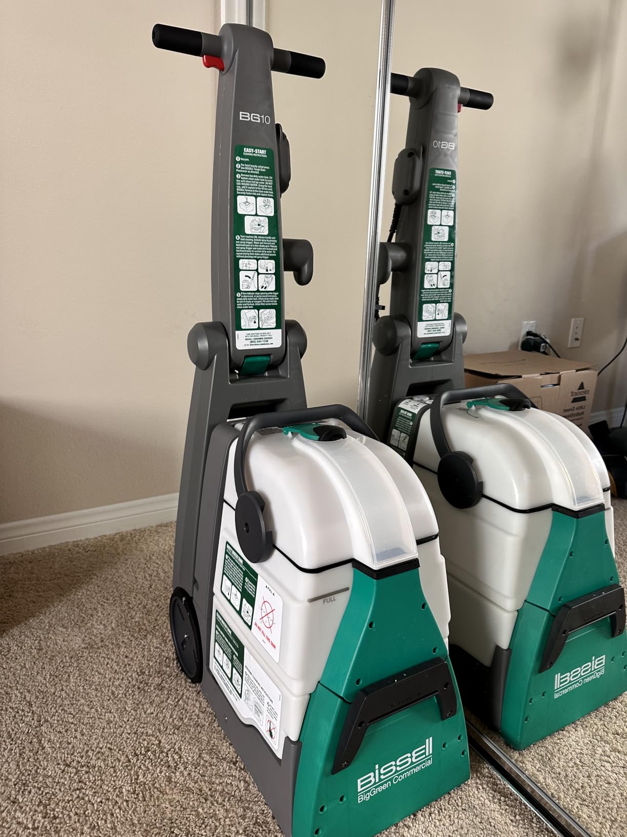 Bissell Commercial Bissell BigGreen Commercial BG10 Deep Cleaning 2 Motor Extractor Machine customer photo 1