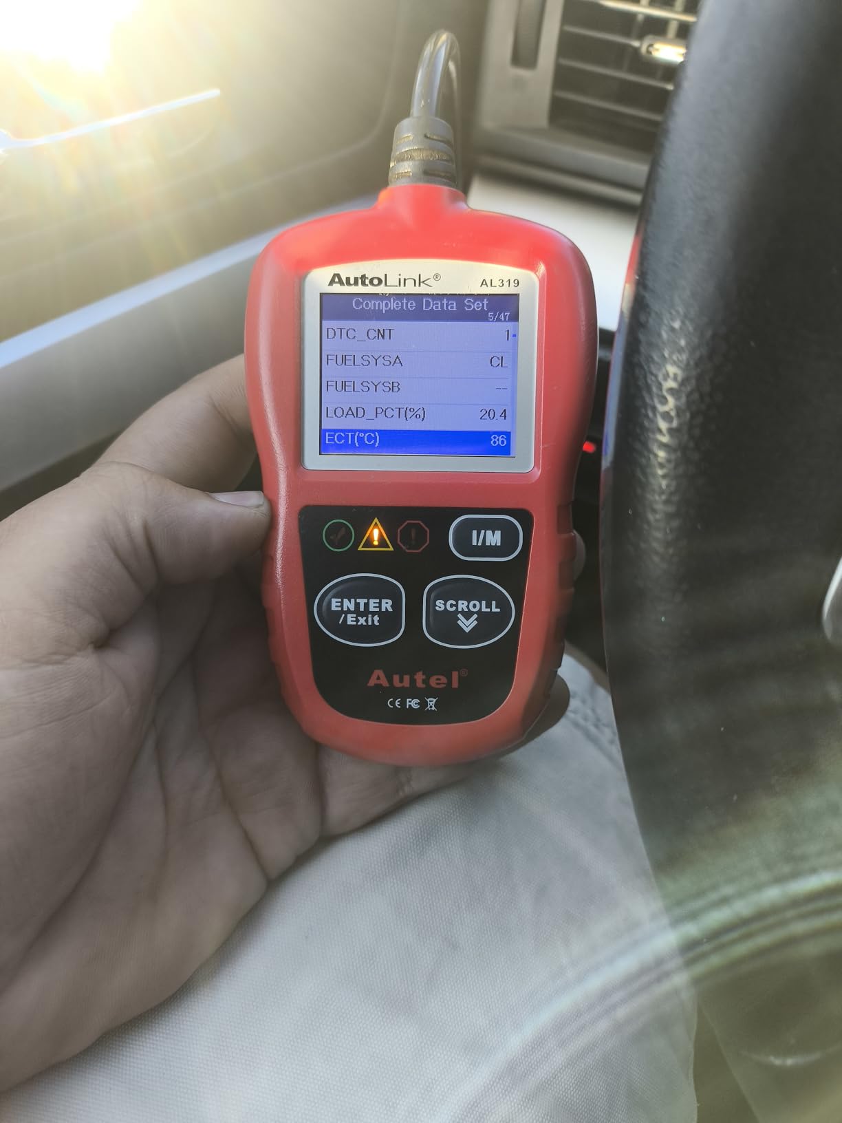 Autel AL319 Professional OBD2 Scanner, Enhanced Check Engine Code Reader customer photo 1