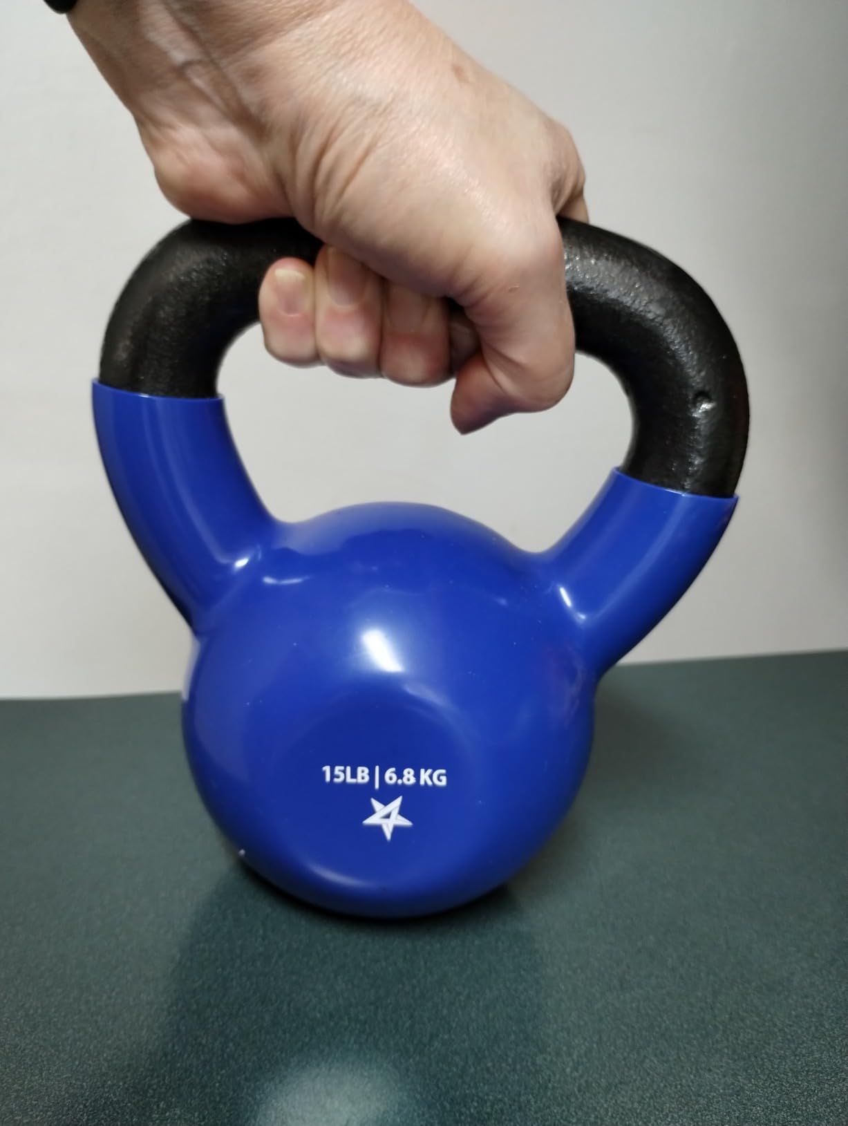 Yes4All Kettlebell, 5-100 LB Vinyl Coated Cast Iron Strength Training Kettlebells for Home Gym Exercises, Fitness, Full Body Workout Equipment, Push Ups, and Grip Strength customer photo 1