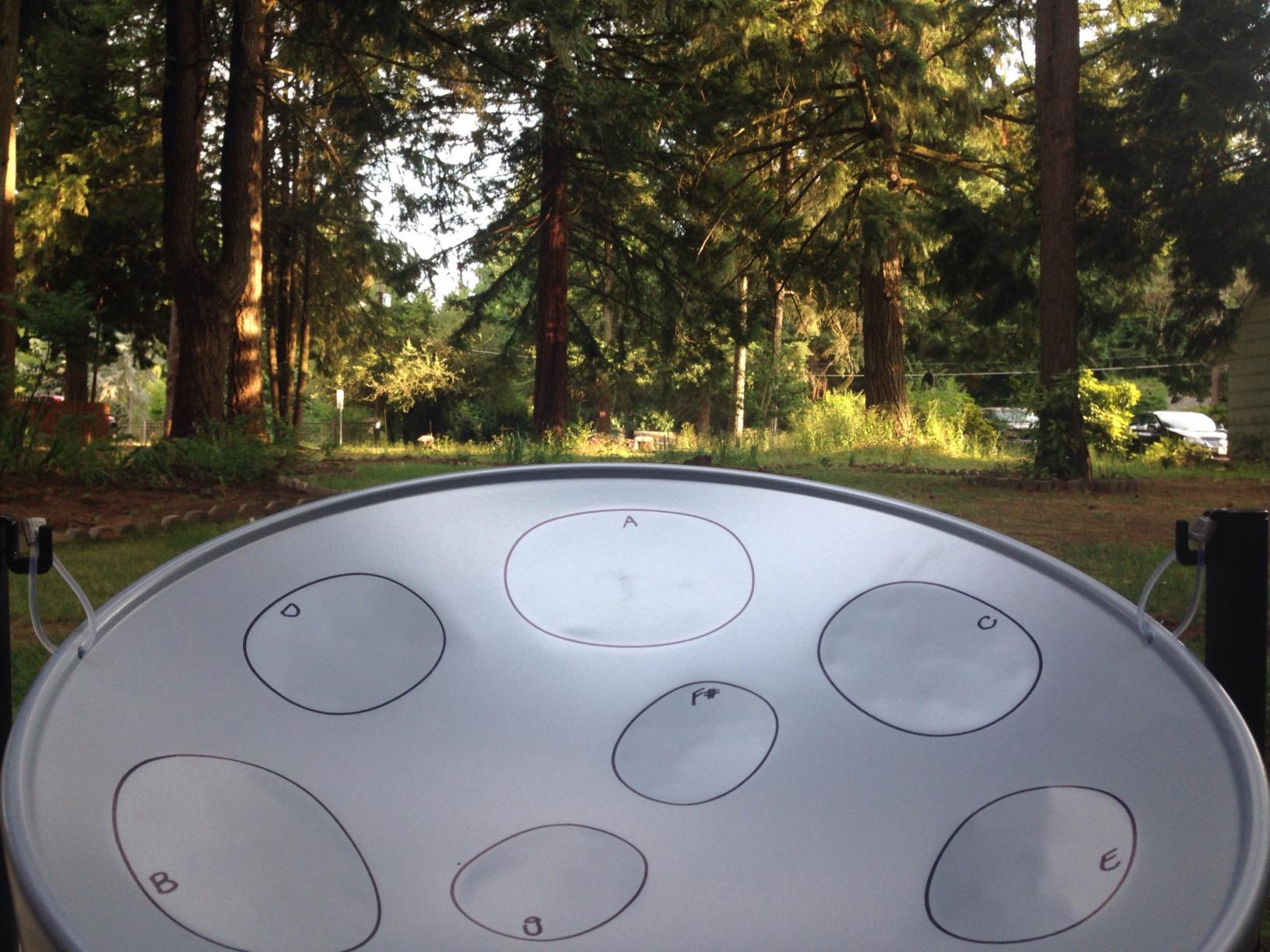 JJ Jumbie Jam Steel Ready to Play Kit-Silver G-Major with Table Top Stand-Made in USA (W1084) customer photo 1