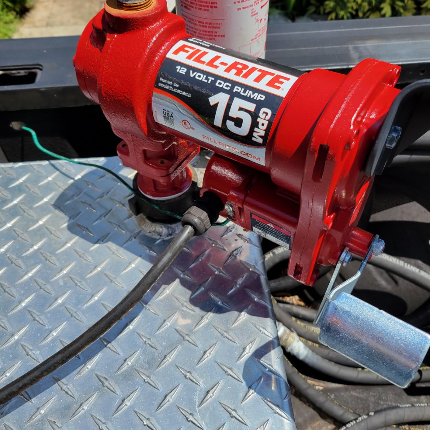 Fill-Rite FR1204H 12V 15 GPM Fuel Transfer Pump (Pump Only Model) | Gasoline, Diesel, Kerosene, Ethanol Blends, Methanol Blends, & Biodiesel customer photo 1