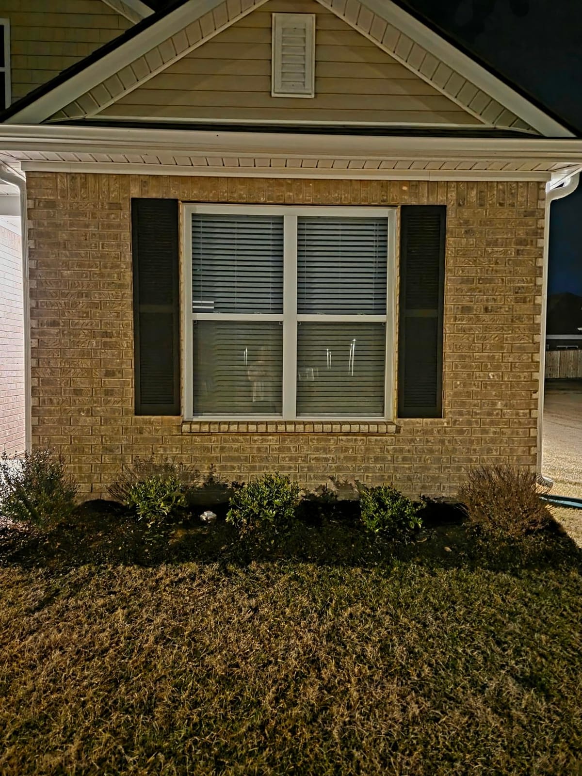 Exterior Solutions Standard Louver Exterior Vinyl Shutter, Black (Pair), 15 Inch x 59 Inch customer photo 2