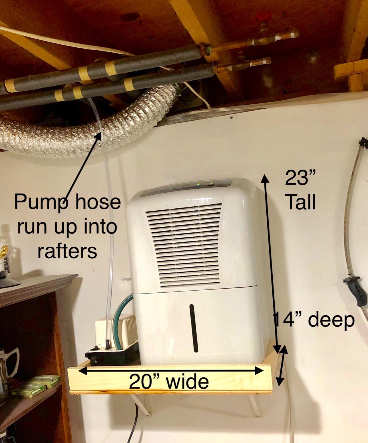 Little Giant VCMA-15ULST 115 Volt, 65 GPH, 1/50 HP Automatic Condensate Removal Pump for HVAC/Refrigeration Systems/Dehumidifiers with Overflow Detection Switch and 20-Foot Tubing, Black/White, 554415 customer photo 1