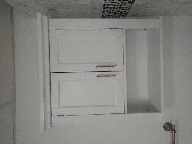 RiverRidge Somerset Two-Door Bathroom Wall Mount Medicine Cabinet, White, Open Display Shelf, Adjustable Interior Shelf, Two-Tone Handles, Space-Saving, Laundry Storage customer photo 1