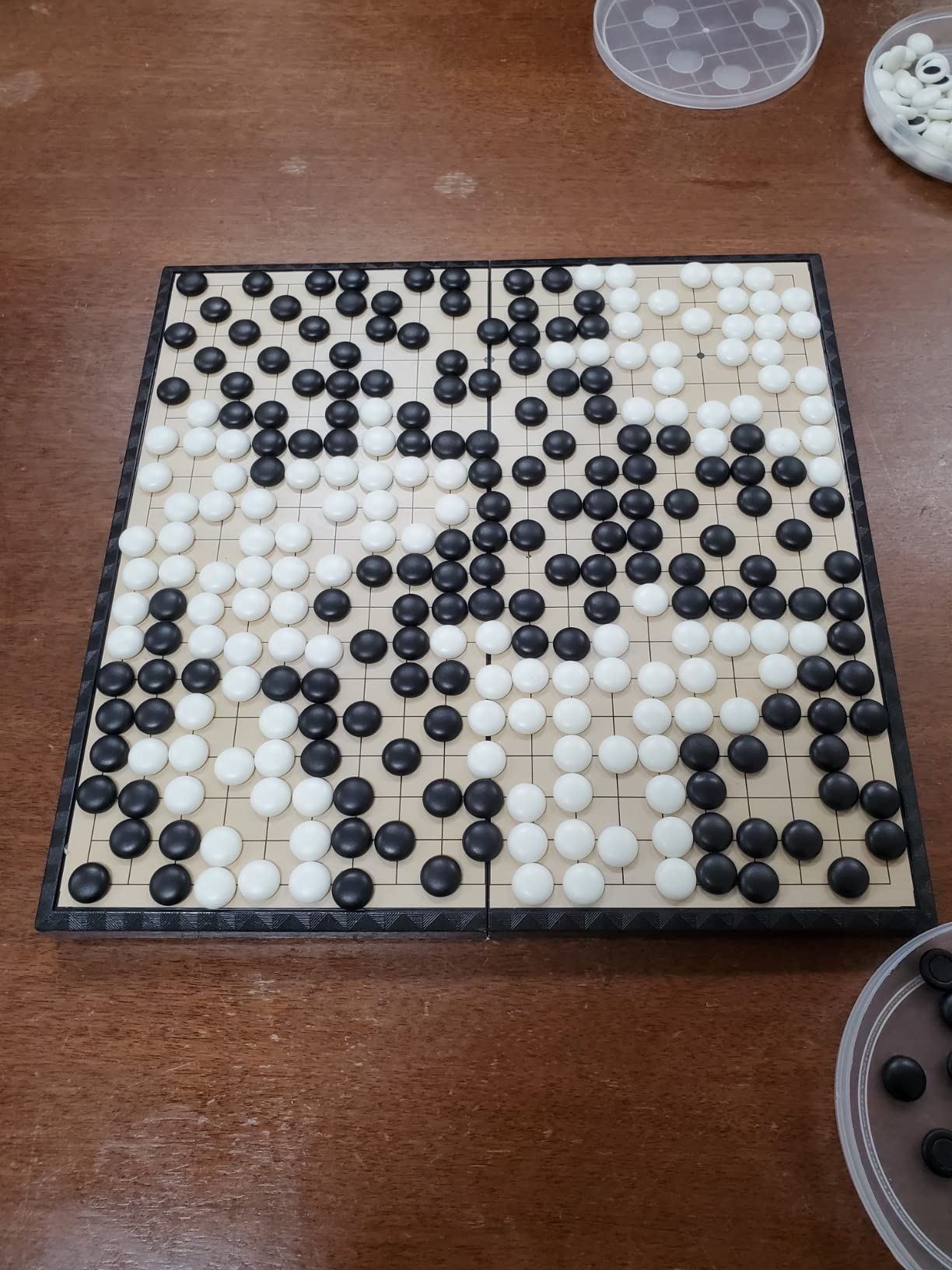 YMI Magnetic Travel Go Game Set, 11-Inch Compact 19x19 Board, 361 Stones customer photo 2