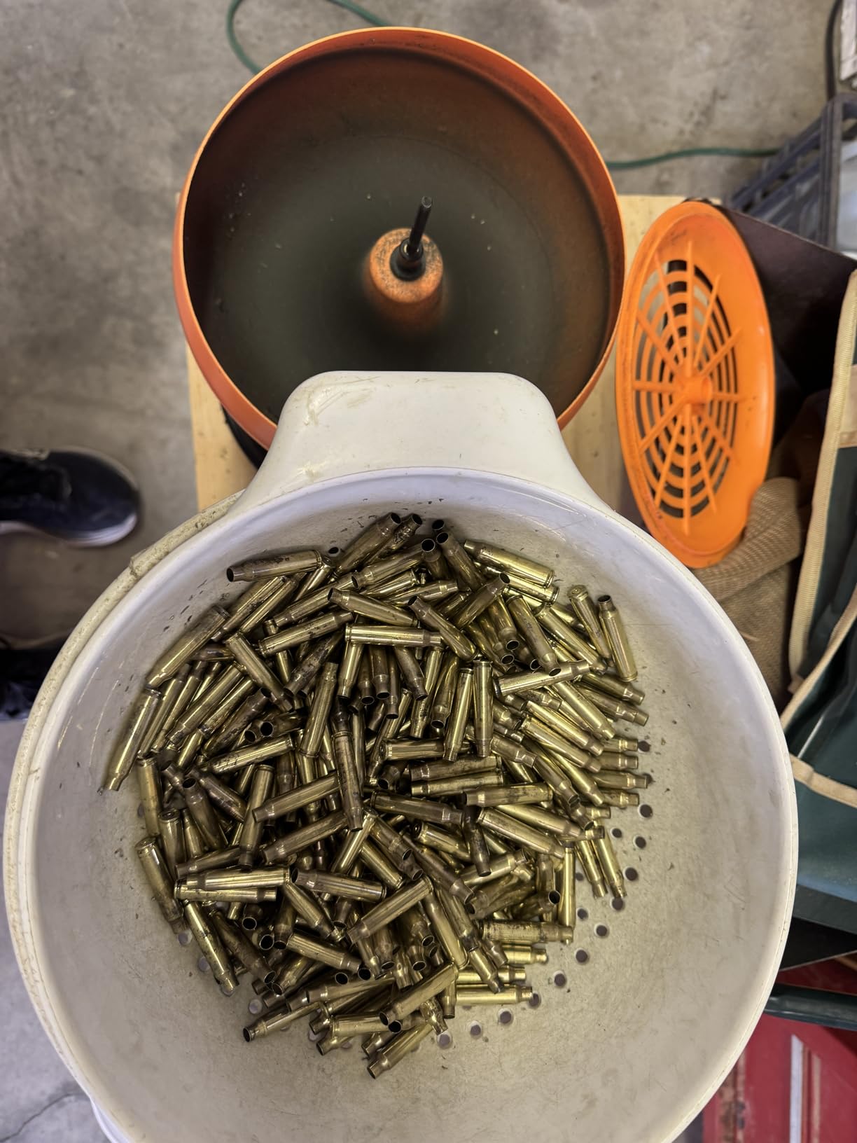 Lyman Case Cleaning Kit with 1200 Pro Tumbler and 2lbs of Corncob Media, Black, Orange (7631686) customer photo 1