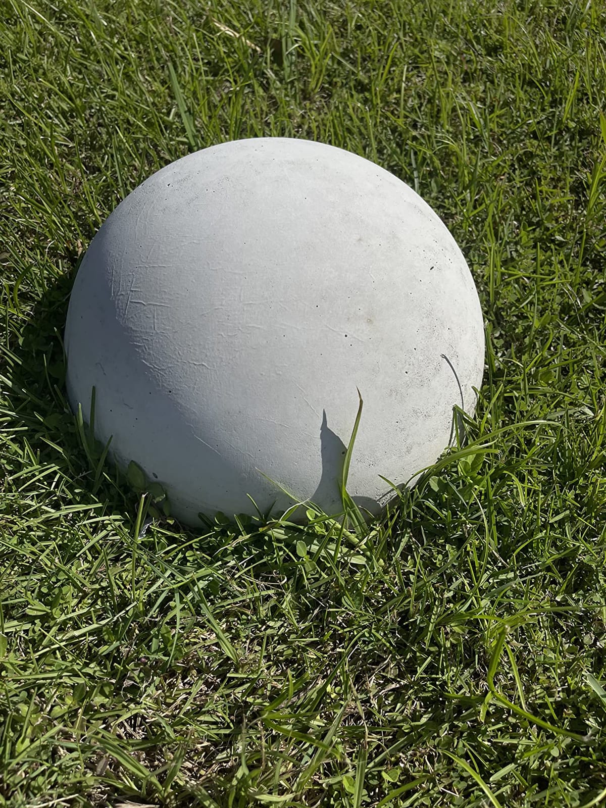 12 Inch Half Ball Sphere Plastic Craft Mold use with Concrete or Cement for Making Garden Stones 7012 customer photo 1