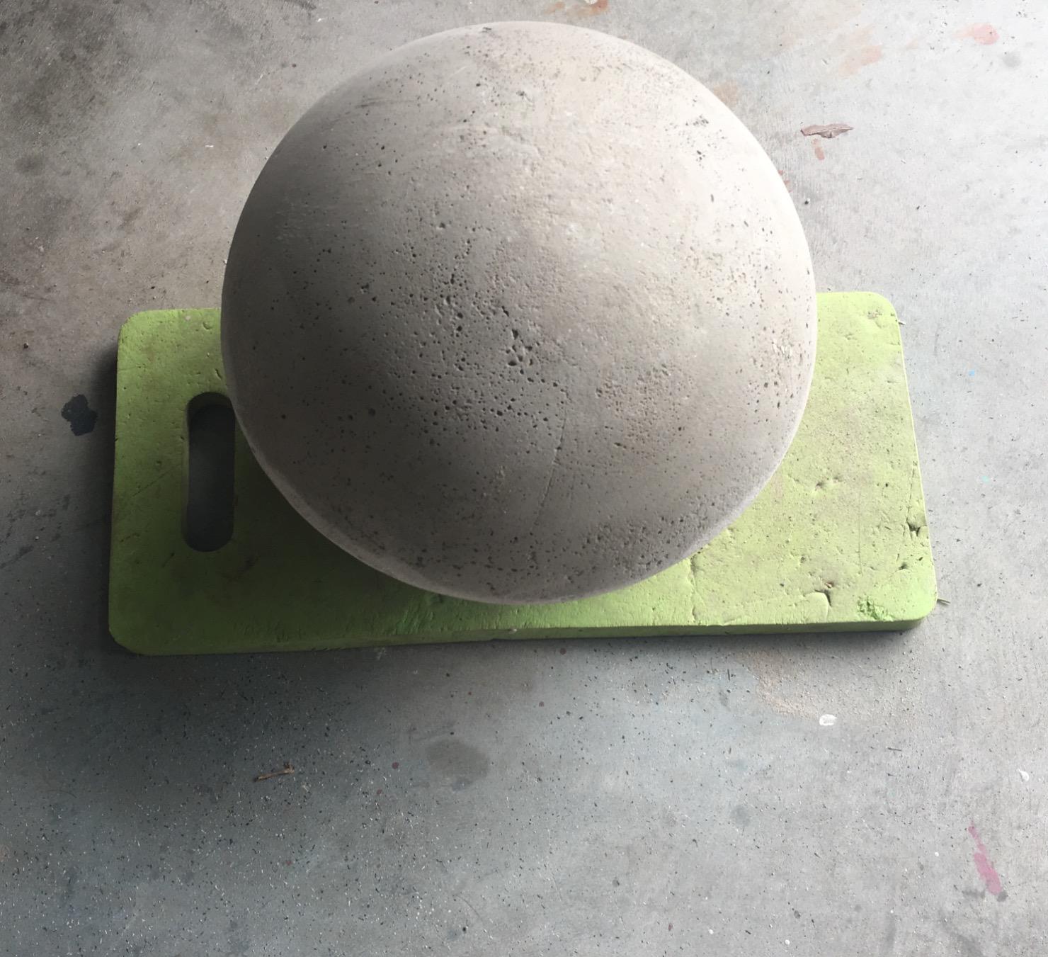 12 Inch Half Ball Sphere Plastic Craft Mold use with Concrete or Cement for Making Garden Stones 7012 customer photo 2