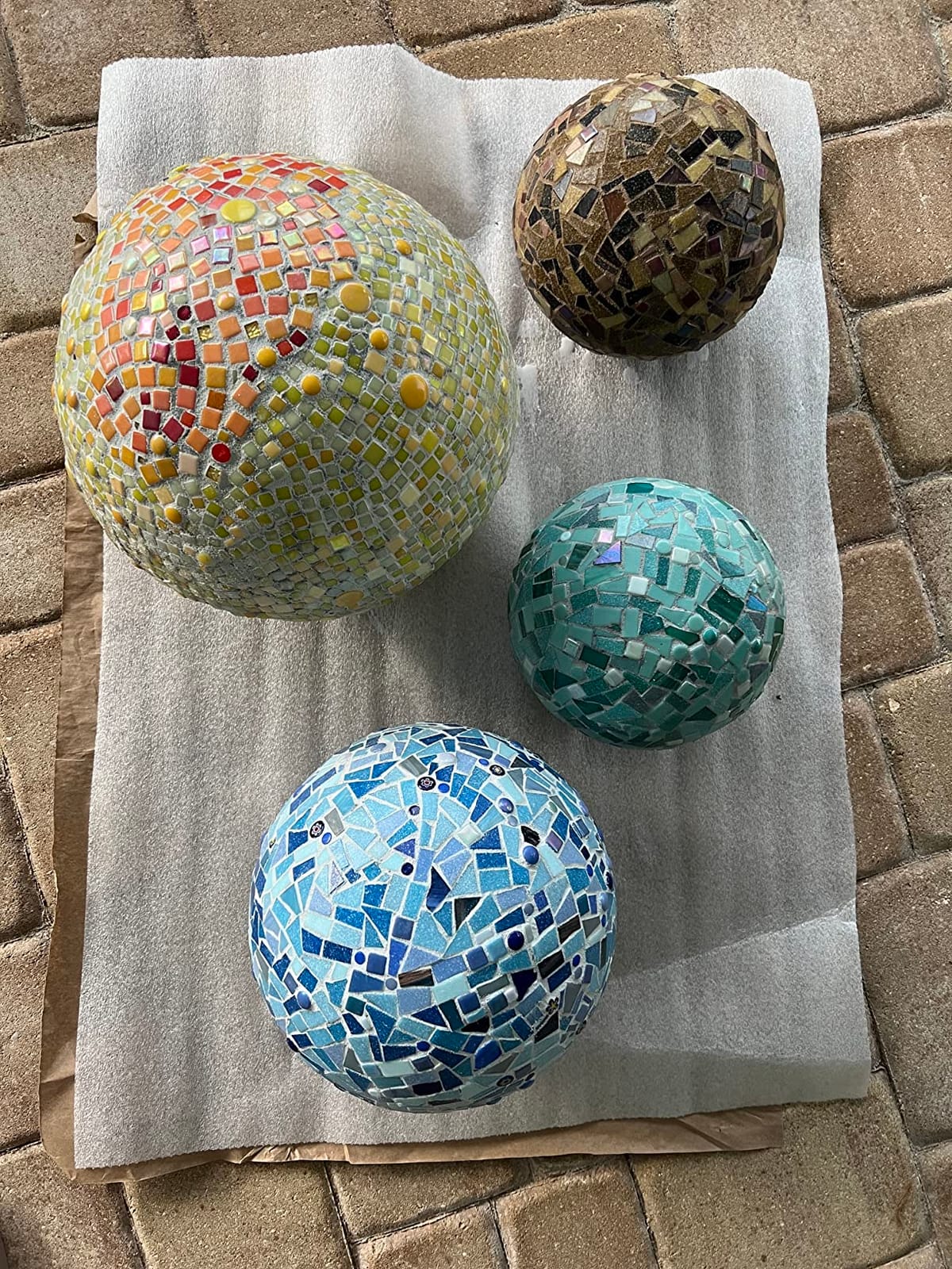 8 Inch Half Ball Sphere Plastic Craft Mold use with Concrete or Cement for Making Garden Stones 7072 customer photo 1