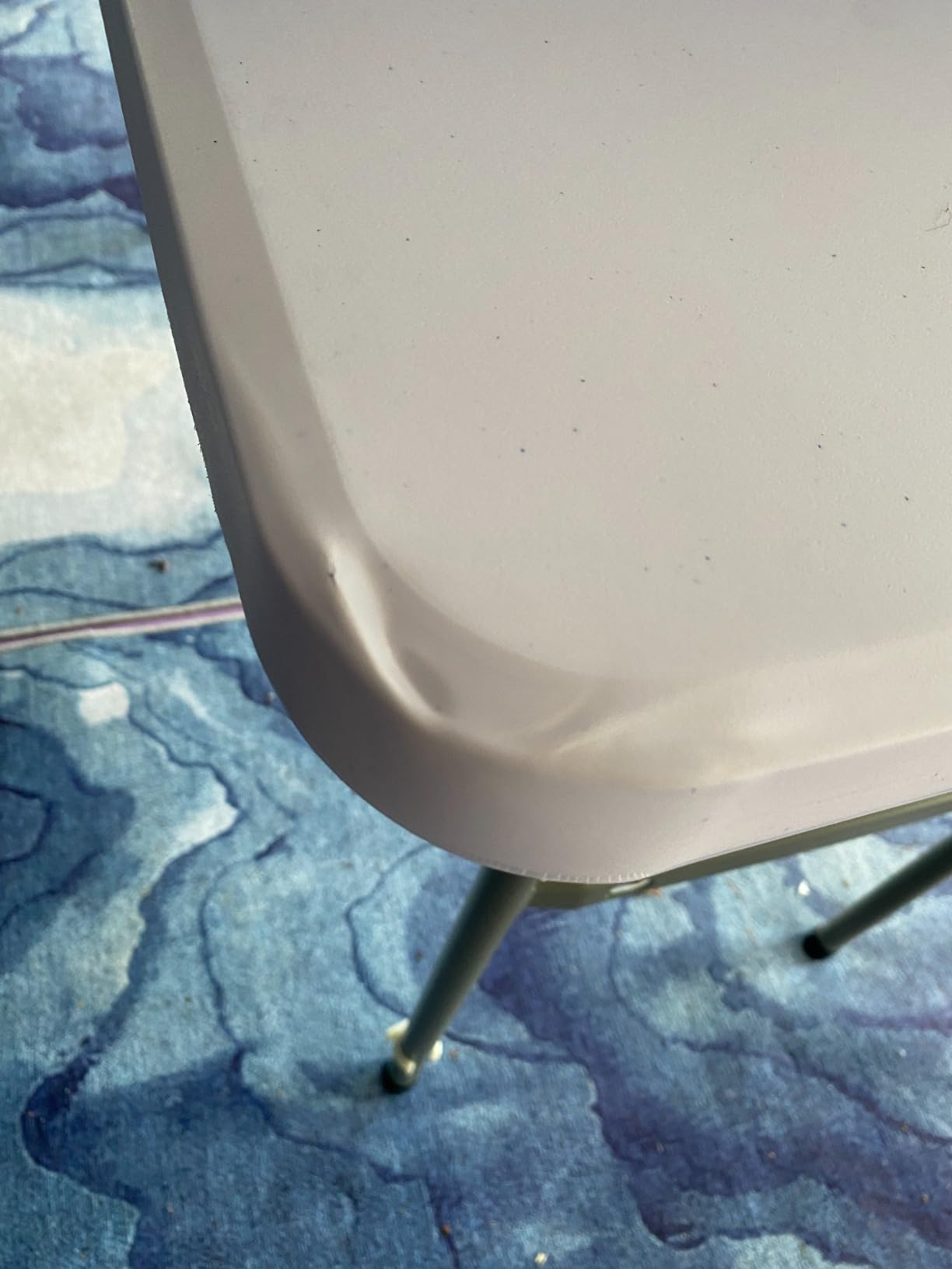 Flash Furniture 8-Foot Granite White Plastic Folding Table | Lightweight, Easy Storage, Commercial Grade customer photo 2