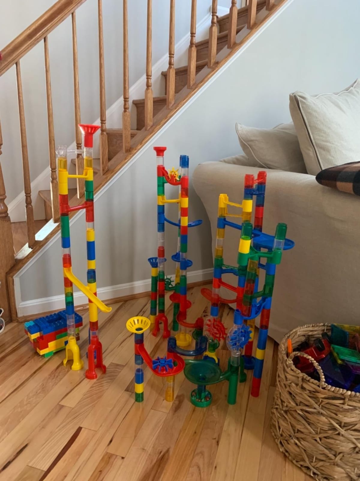 MindWare Mega Marble Run Building Set - 215 Durable Pieces and 40 Marbles customer photo 1