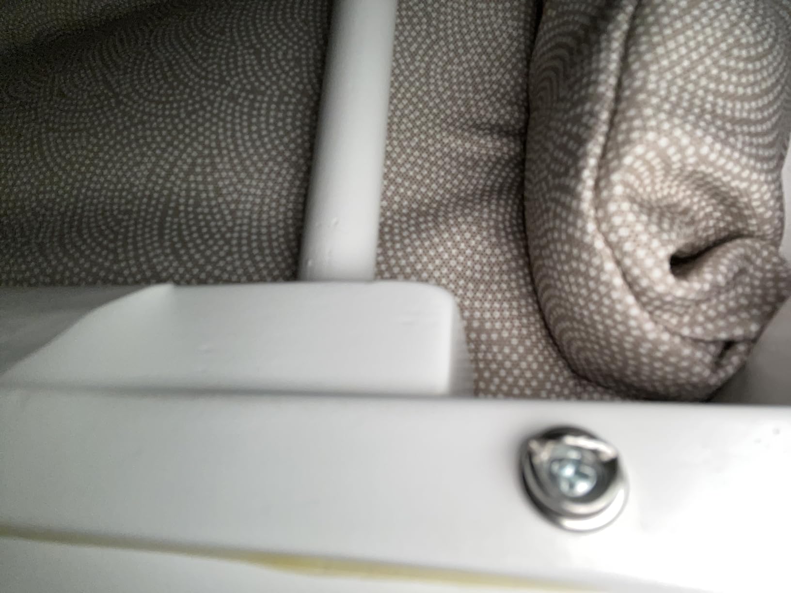 Storkcraft Premium Hoop Glider & Ottoman, White/Gray customer photo 2