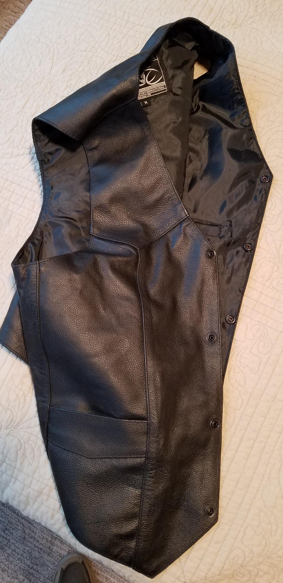 EVENT LEATHER EL5310 Black Motorcycle Leather Vest for Men - Riding Club Adult Motorcycle Vests customer photo 2