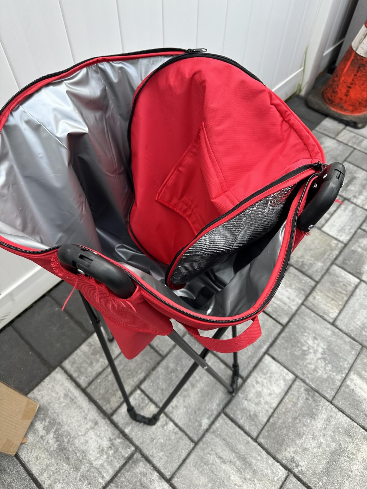 Household Essentials Thermal Standing Cooler with Travel Bag, Heavy-Duty Polyester customer photo 1