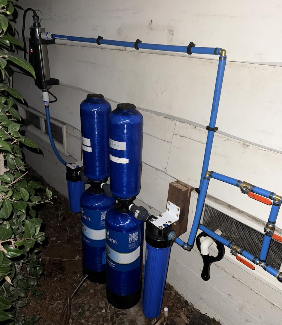 Aquasana Whole House Well Water Filter | 500K Gal | UV | EQ-Well-UV-PRO-AST | 5-Year Filter | 14.7 GPM | Carbon & KDF | Reduces Bacteria & Viruses | Salt-Free Scale Control | Pro Kit | 5-Year Warranty customer photo 1