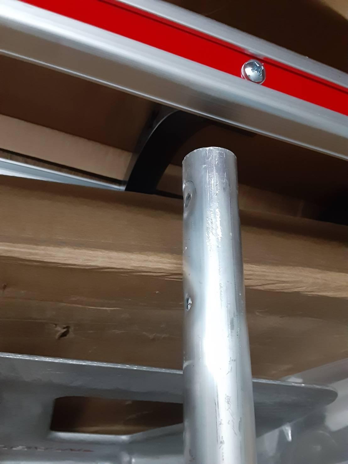 Magliner HMK53CUA45 Aluminum Hand Truck, Curved Back Frame, 60